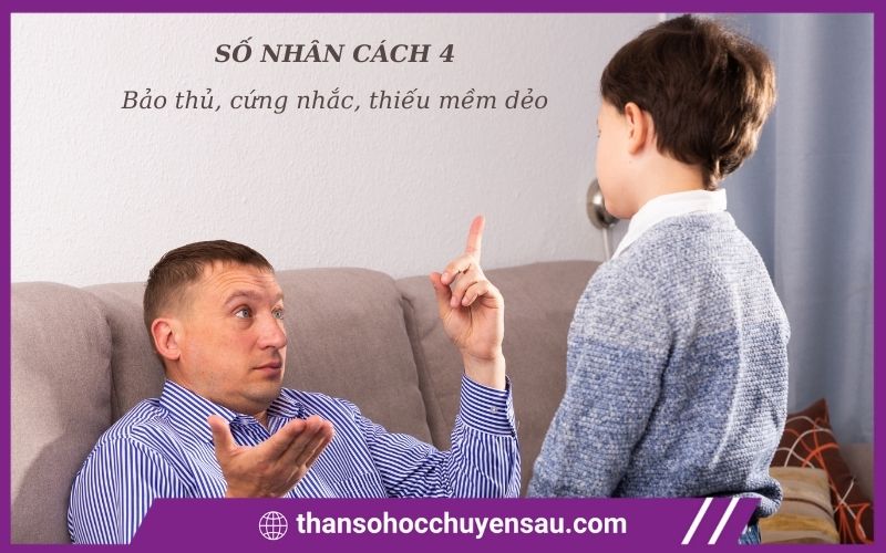  Tính cách bảo thủ, cứng nhắc, thiếu mềm dẻo khó tránh