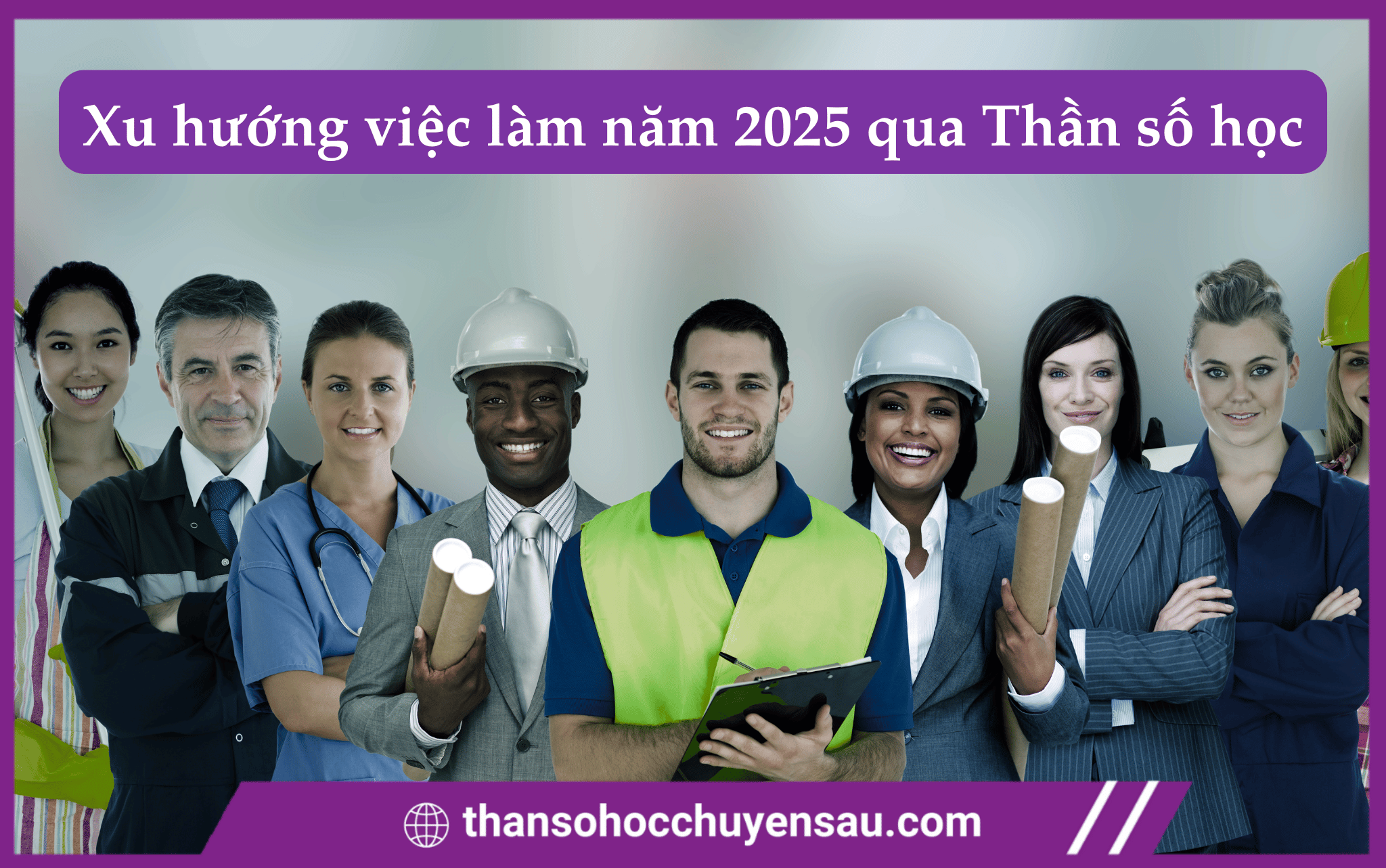 xu hướng việc làm năm 2025 qua Thần số học